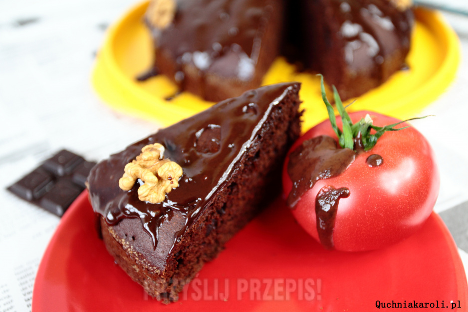 Ciasto pomidorowo-czekoladowe