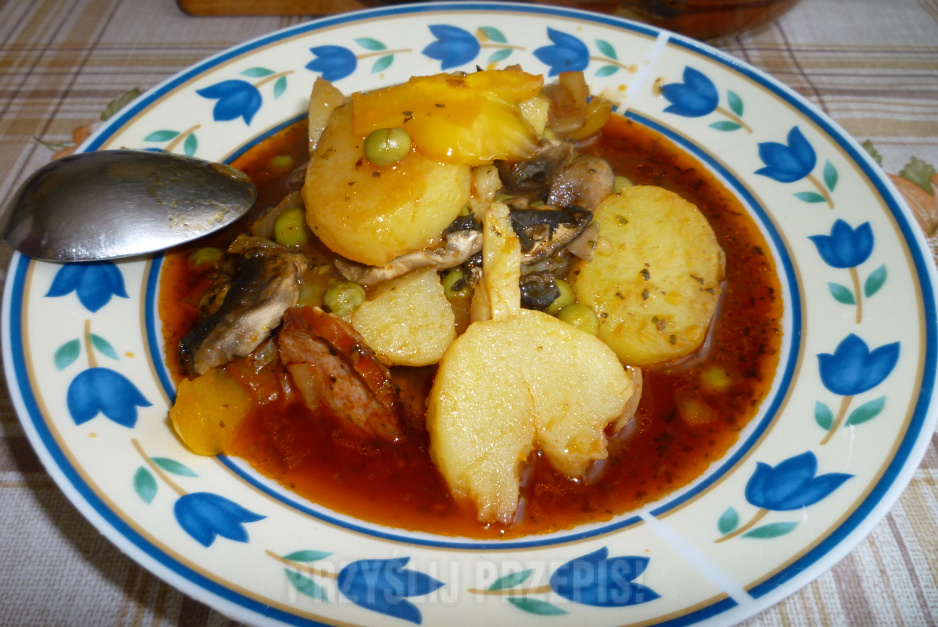 Gruzińska zupa(potrawka)z mięsa baraniego