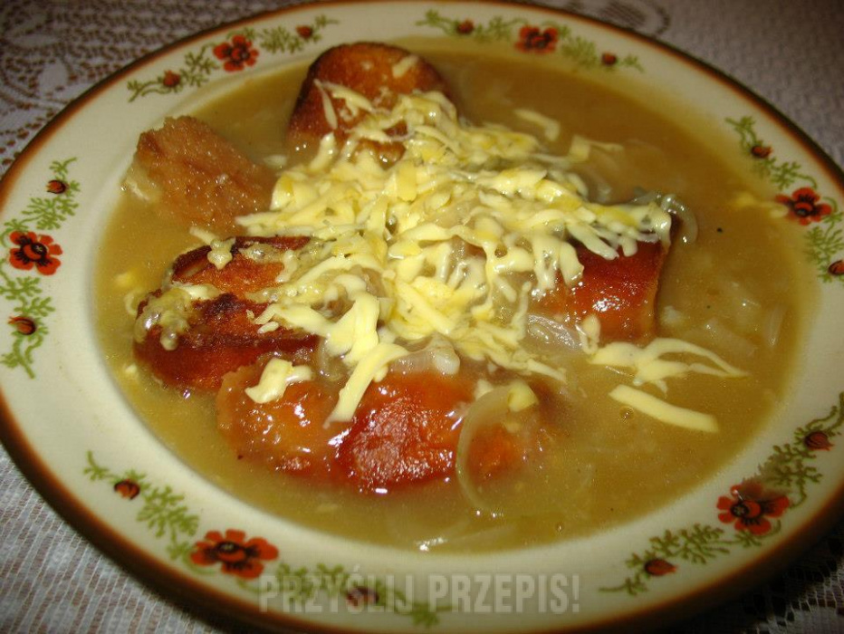 zupa cebulowo-serowa