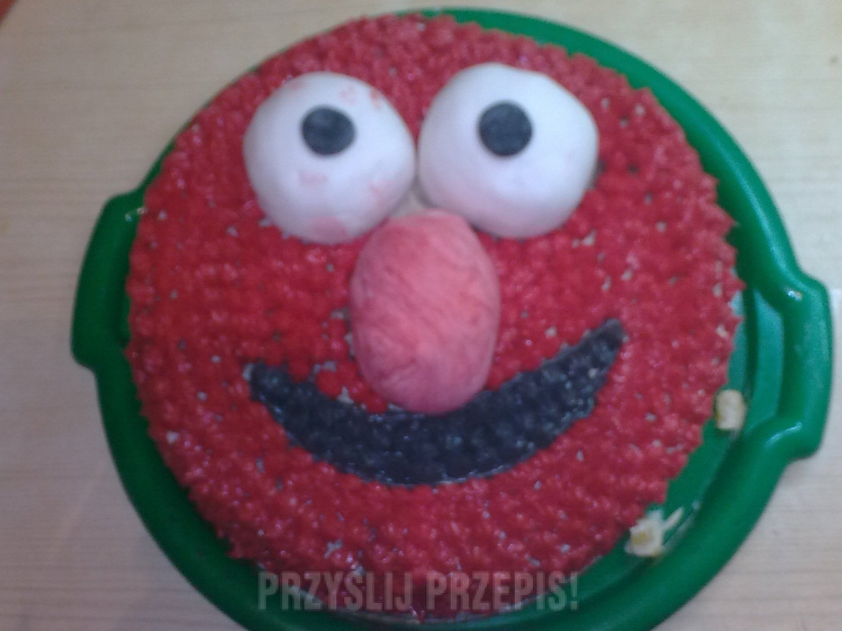 Tort urodzinowy dla dziecka Elmo