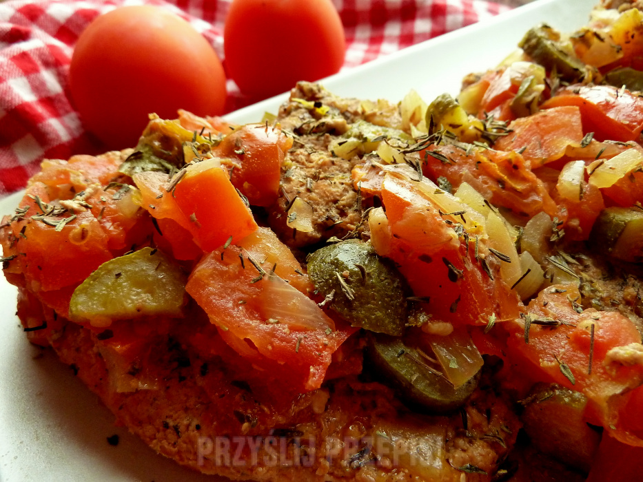 Szynka w pomidorach na sposób śródziemnomorski