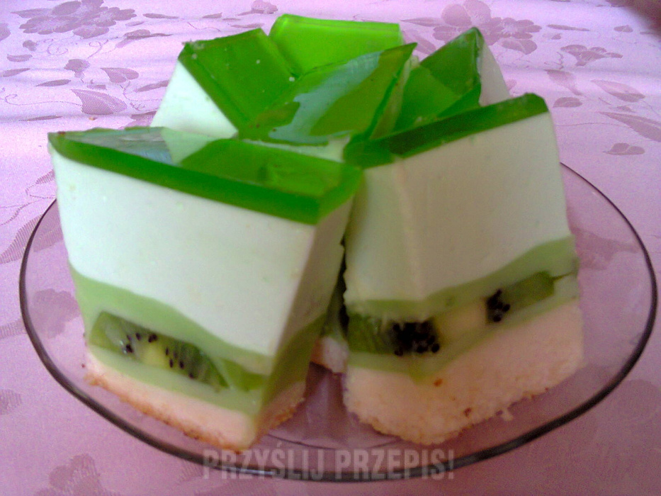 zielone ciasto