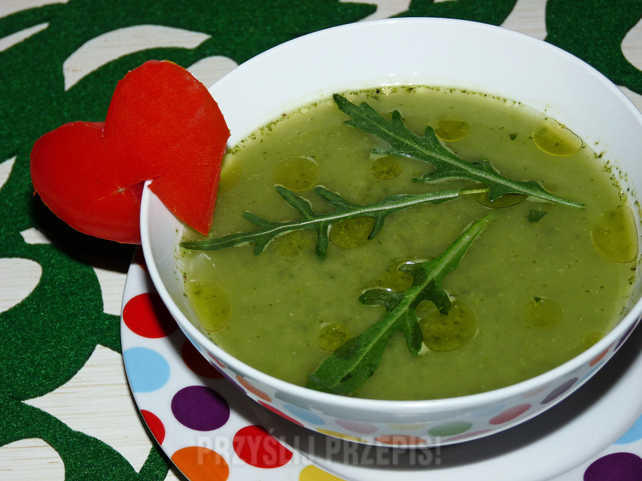 Zupa krem z zielonych warzyw 