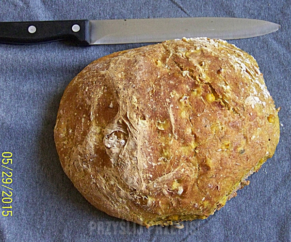 Żółty chleb kukurydziany