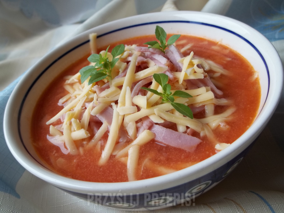 zupa kalafiorowo - pomidorowa