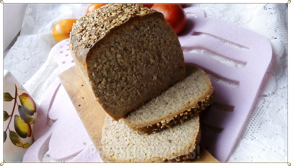 Chleb owsiano-żytni z chia i sezamem