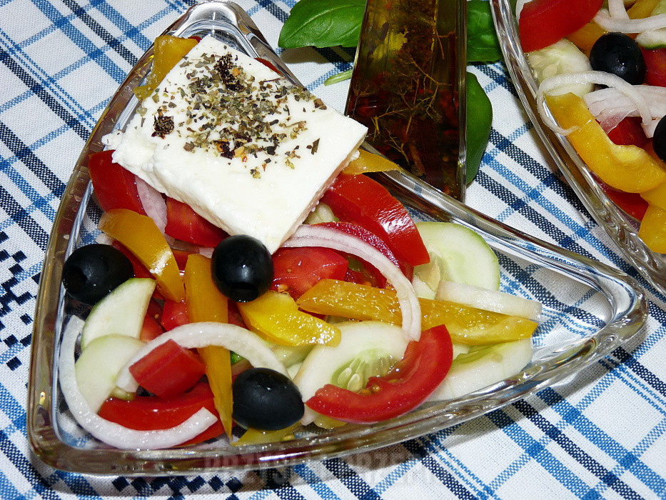 Tradycyjna sałatka grecka 