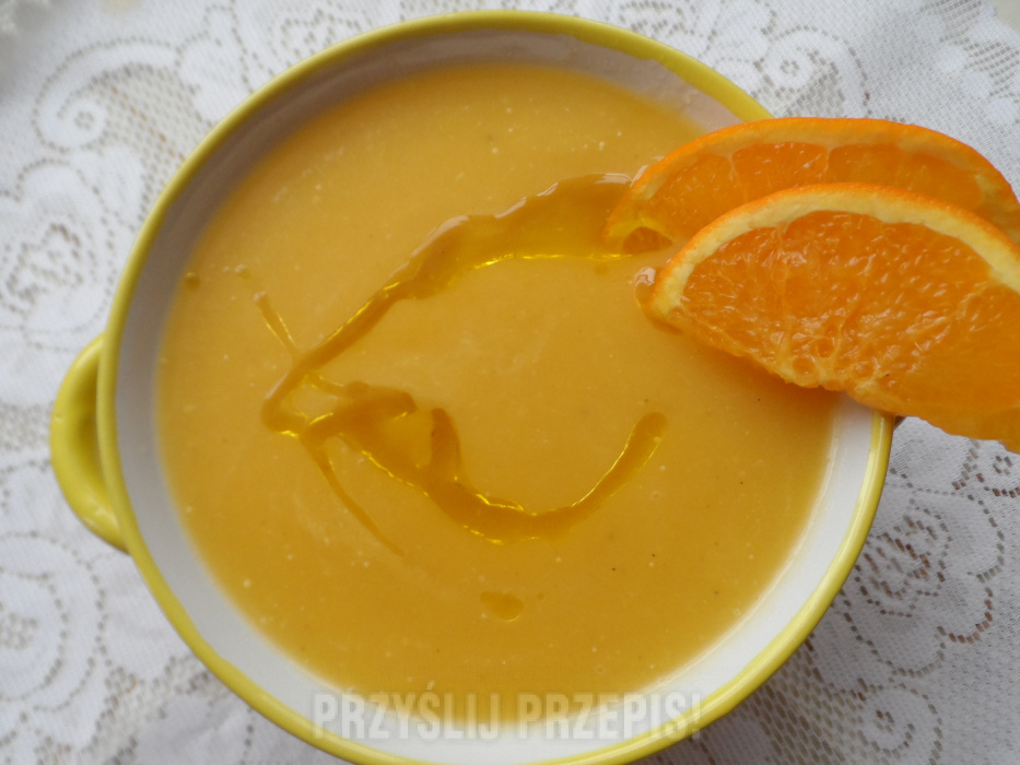 Zupa krem z dyni z pomarańczą