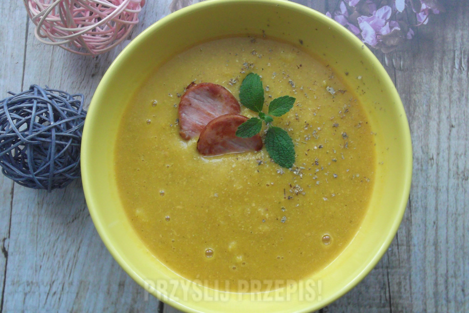 Ziemniaczano-dyniowa zupa (krem)