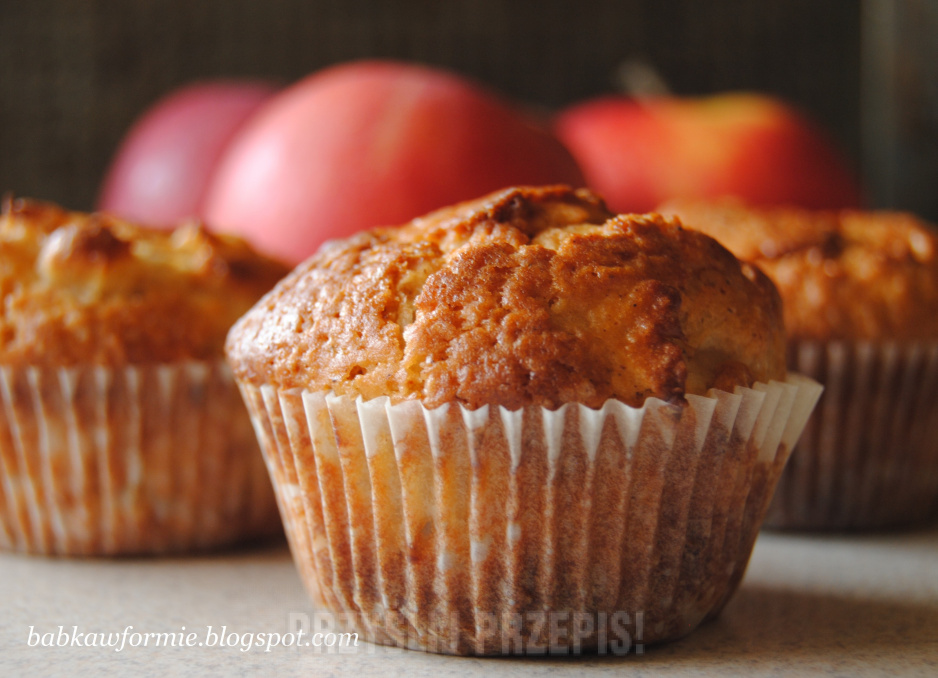 muffiny cynamonowe z jabłkami
