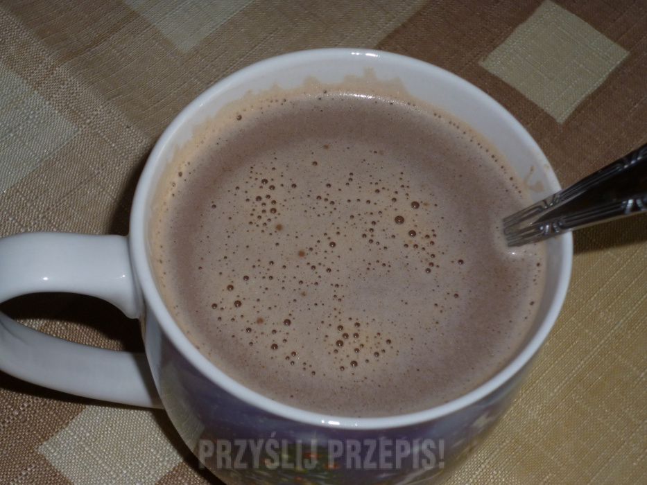 Kakao z sokiem wiśniowym