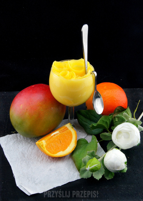 Koktajl mango z nutą pomarańczy