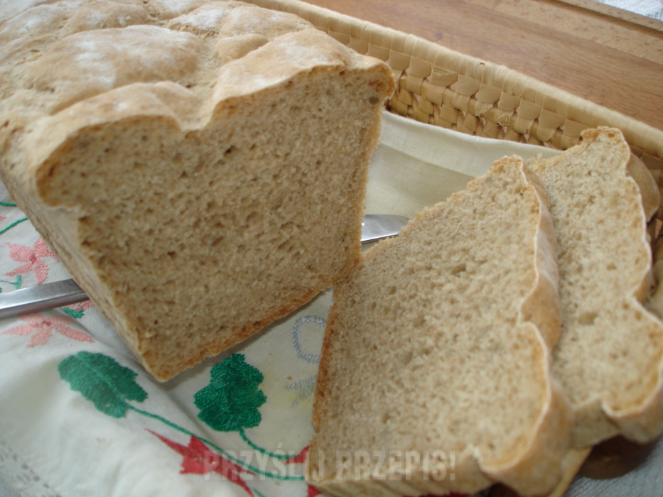Szybki  chleb pszenno żytni