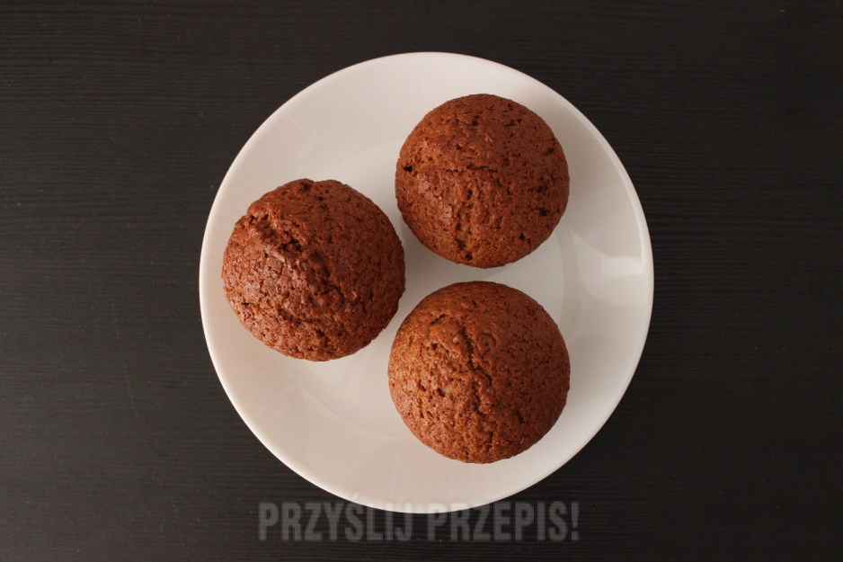 Kakaowe muffinki bez jajek