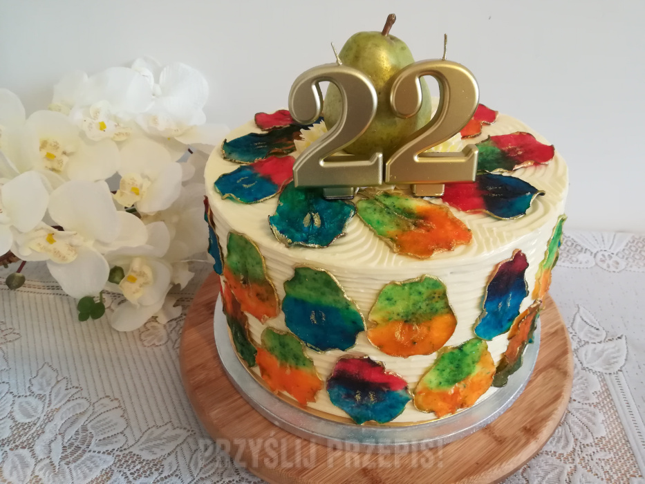 Tort urodzinowy z Chipsami gruszkowymi