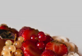 Biszkopt z truskawkami - ciasto pianka z owocami