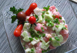 Miętowa sałatka z pomidorów i ogórków w/g Reni123