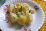 Młode ziemniaki w śmietanie wg.2milutka:)
