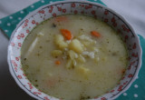 Zupa ogórkowa na bogato z ryżem i mięsem wg juchab