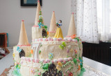 Tort ZAMEK na 7 urodziny księżniczki