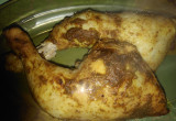 udka z kurczaka pieczone w rękawie