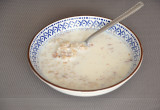 zupa mleczna z płatkami owsianymi