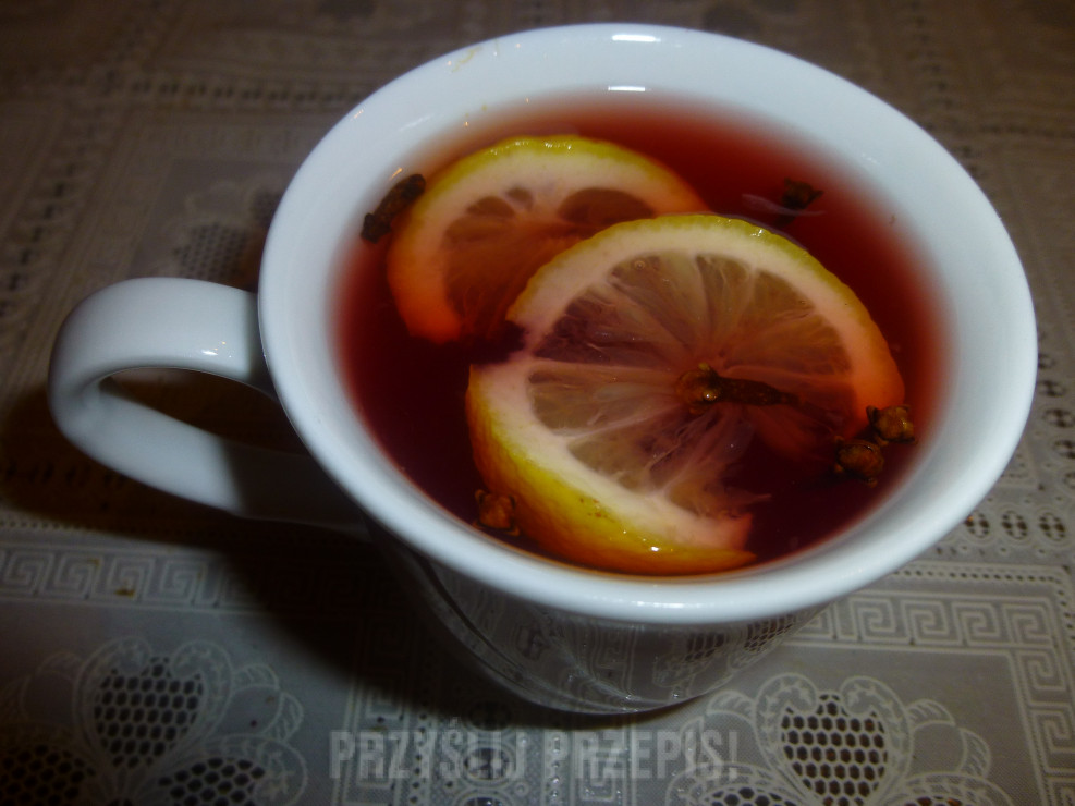 Rozgrzewająca herbata malinowa wg joanna30