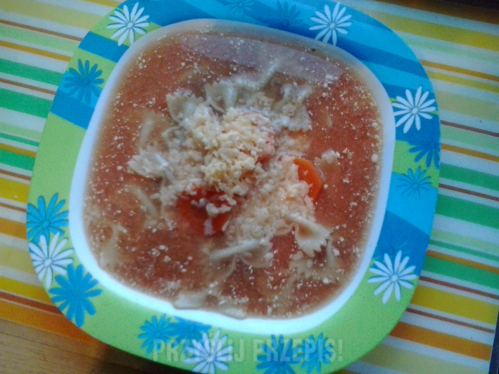 zupa pomidorowa z makaronem wg Ani