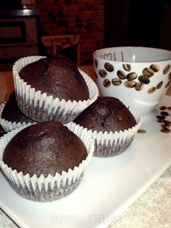 Orzeżwiające czekoladowe muffinki.