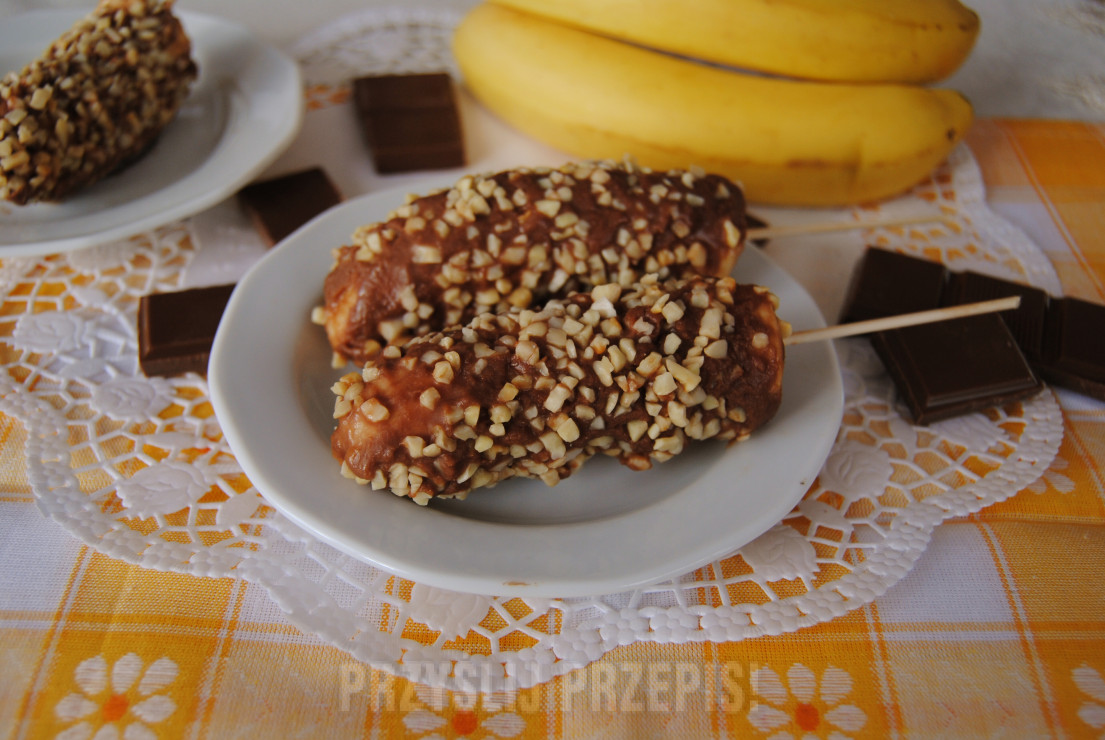 Bananowo - czekoladowe „lody”