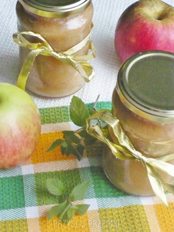 Marmolada jabłkowa z miętą