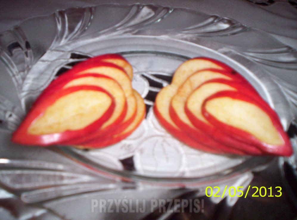 dekoracja z jabłka