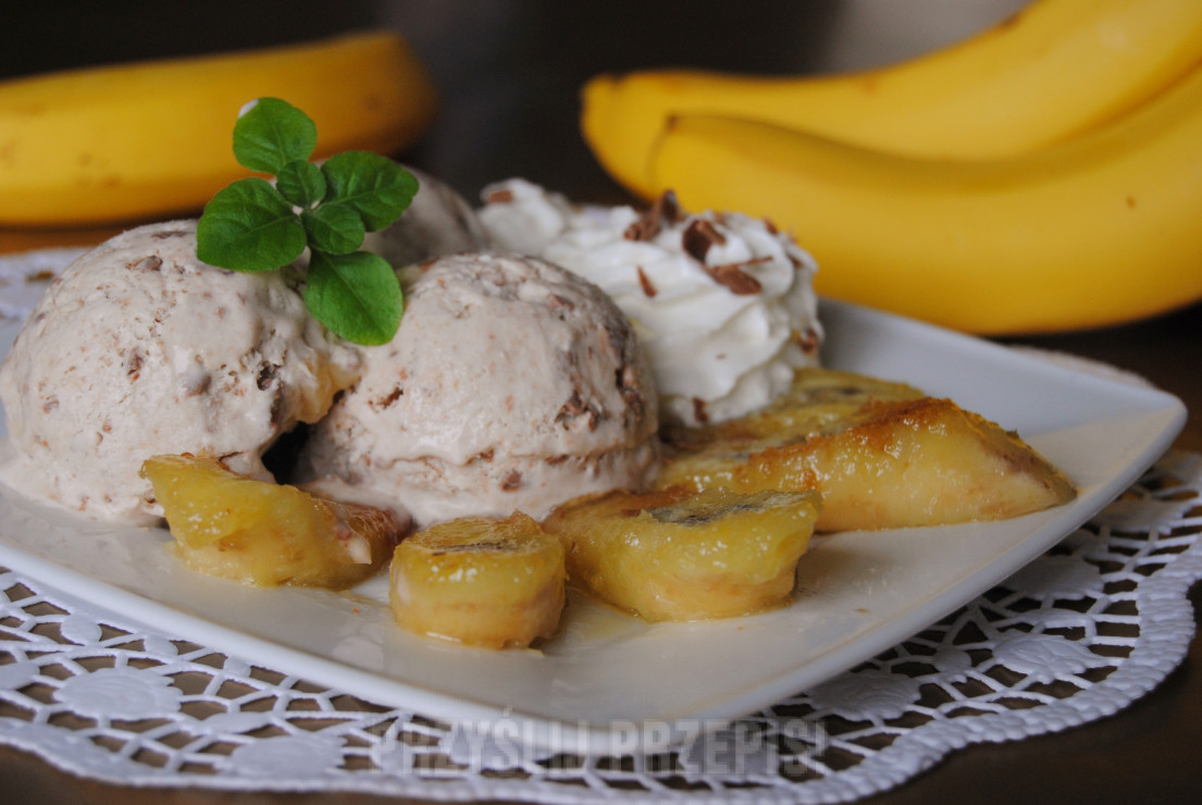 Bananowo-lodowy deser (około 6 porcji)