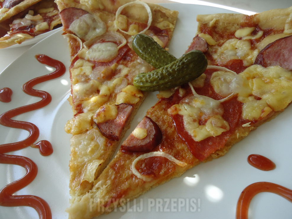 pizza bez drożdży