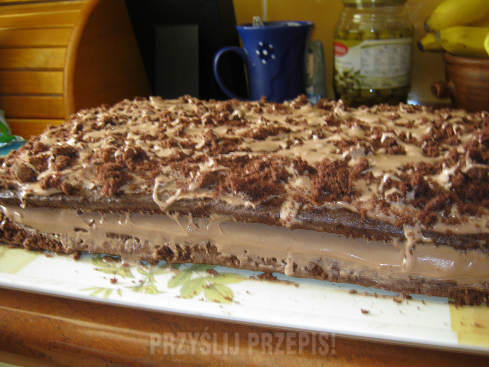 Ciasto czekoladowe, efekt końcowy:D