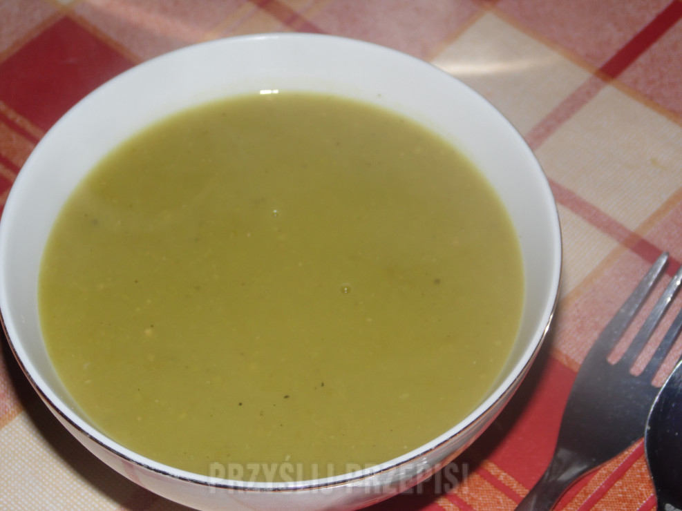 Zupa krem z zielonego groszku wg Joanna30