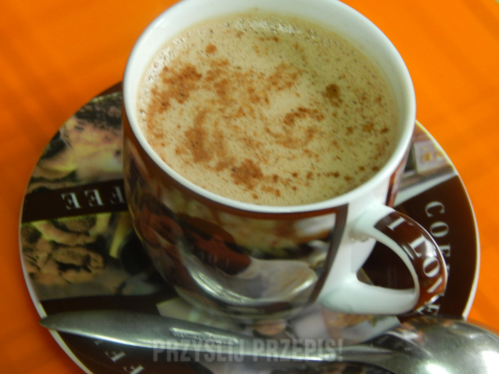 kawa z czekoladą i cynamonem wg monikaT83