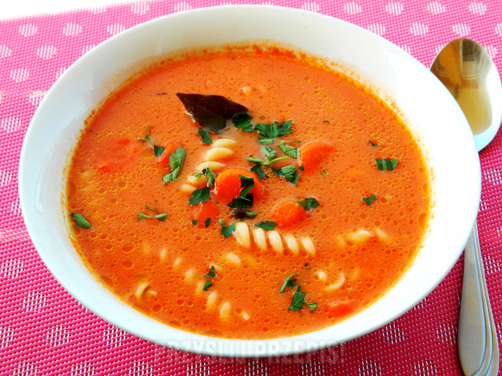 Zupa pomidorowa na rosole wg Gregorhspeed