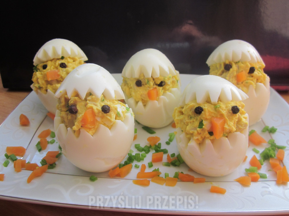 kurczaczki z jajek