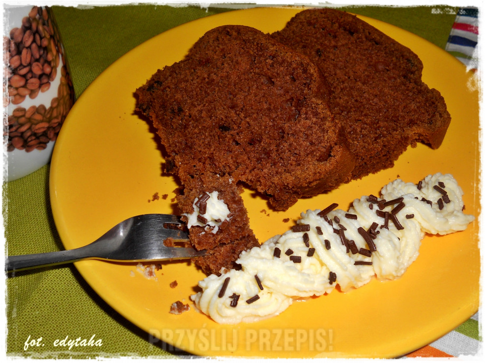Ciasto dyniowe z czekoladowymi kropelkami