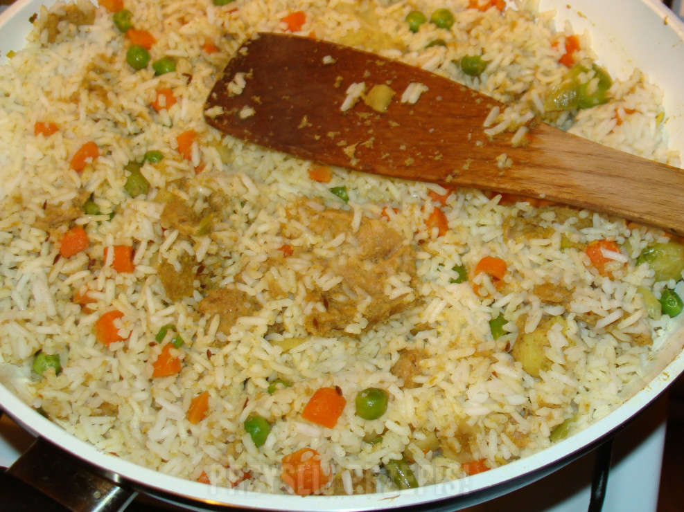 ryż basmati z warzywami