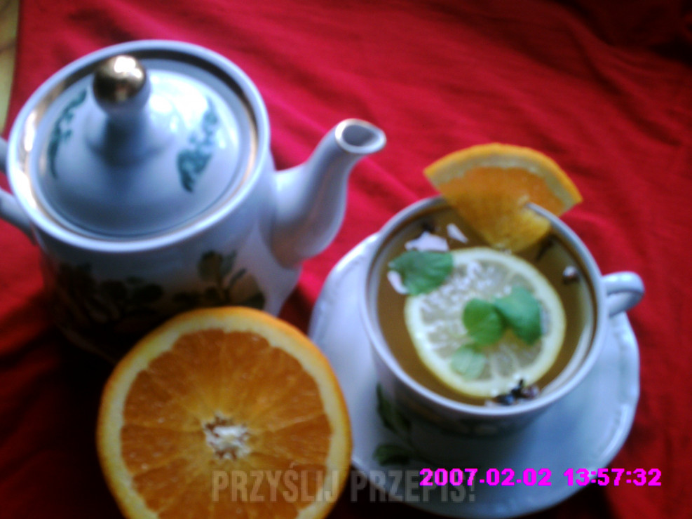 Babeczka 35- Herbata miętowo- cytrusowa