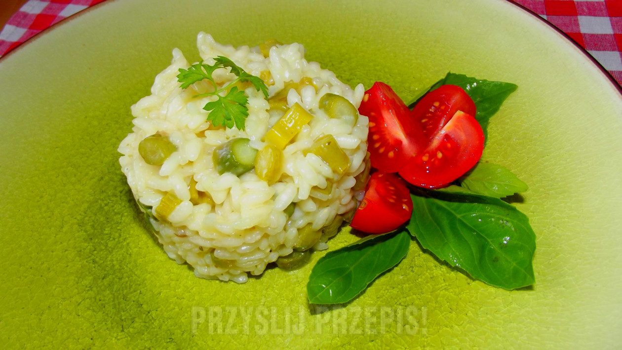SZparagowe risotto
