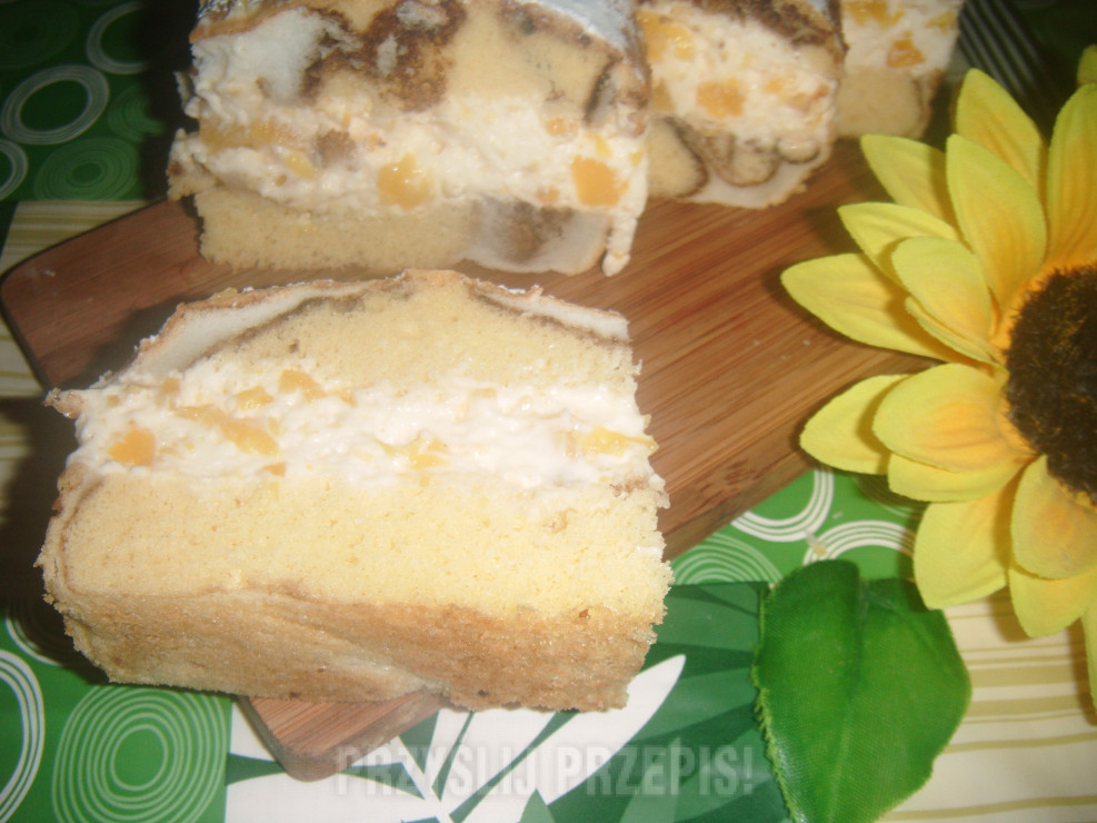 Ciasto z masa brzoskwiniowa