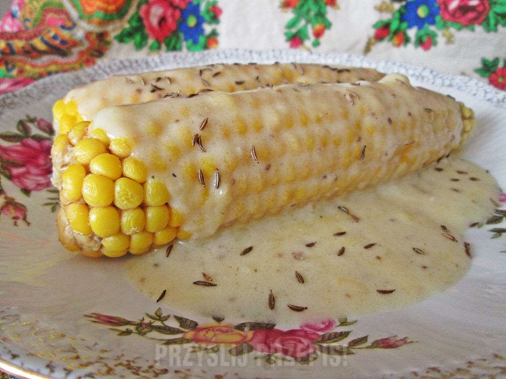 Kukurydza w sosie  na ciepło