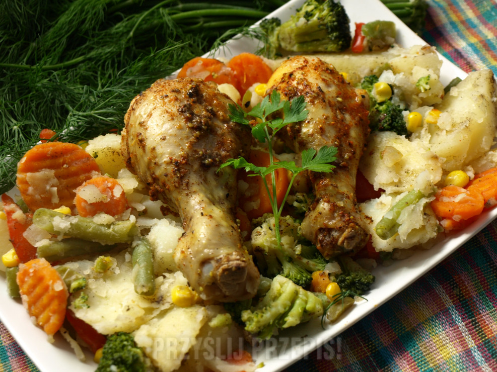 kurczak z warzywami