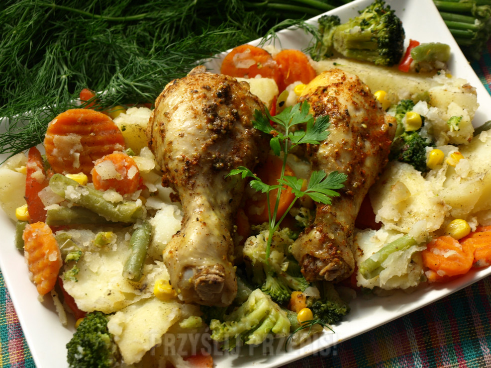 kurczak z warzywami