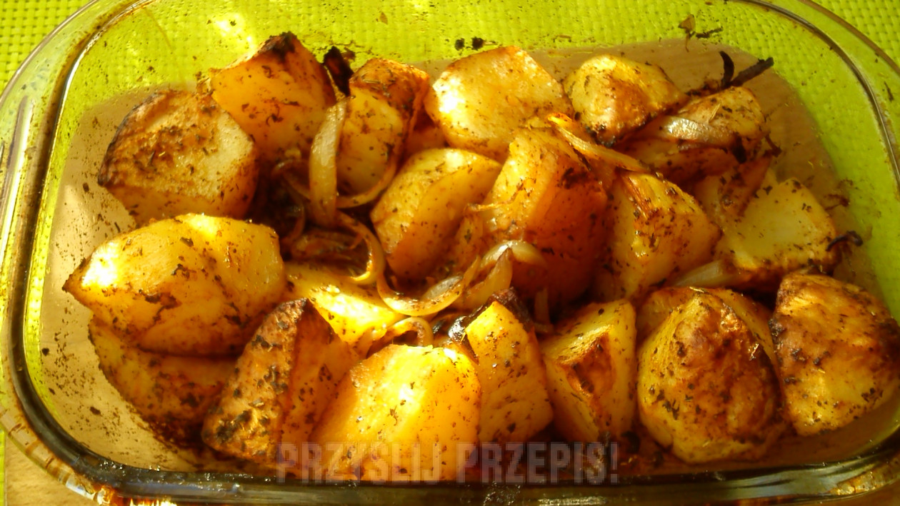 paprykowe ziemniaczki z cebulką wg Justi2401