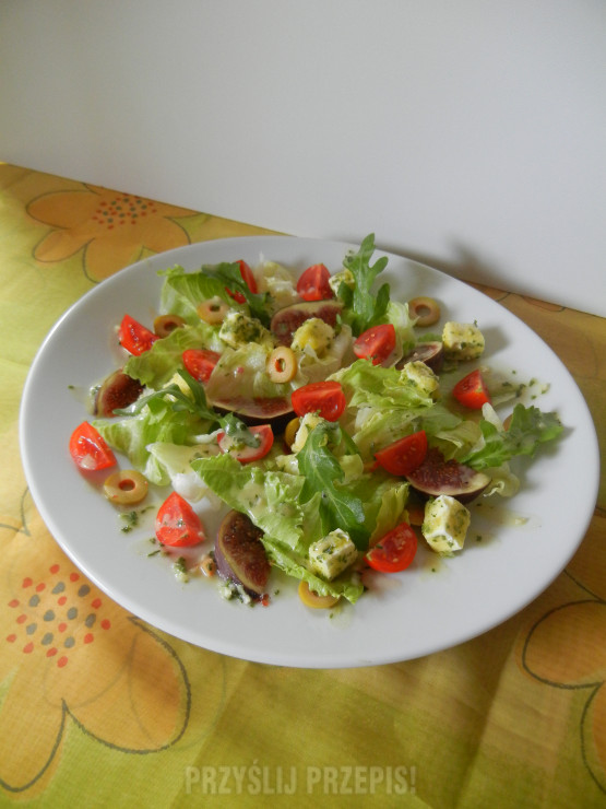 salatka ze swiezymi figami