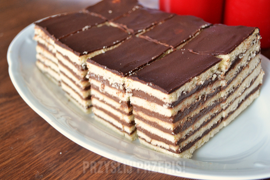Ciasto węgierskie - przekładaniec bardzo czekoladowy